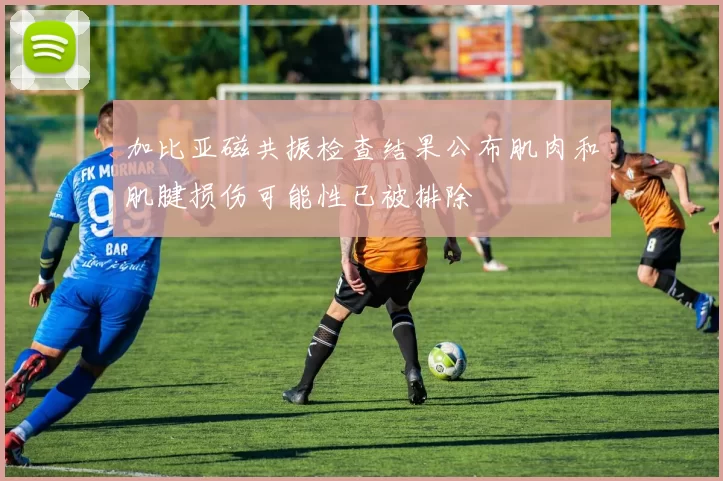 加比亚磁共振检查结果公布肌肉和肌腱损伤可能性已被排除